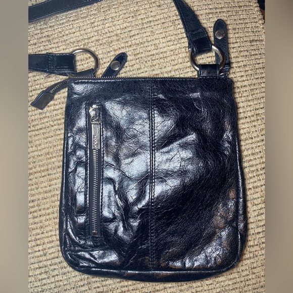 HOBO Bags Euc Hobo Black Leather Crossbody Poshmark